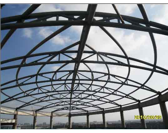 丹江口中煤朔州宾馆管桁架工程